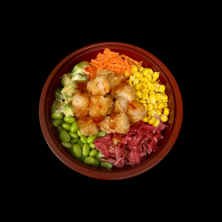 Poke bowl Crevette tempura